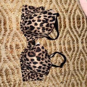 Leopard Print Bra